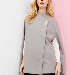 Aillaa Wool Wrap Over Cape