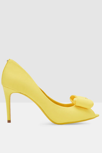 Alifair Bow Detail Peep-Toe Courts