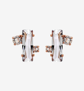 Bria Crystal Baguette Earrings